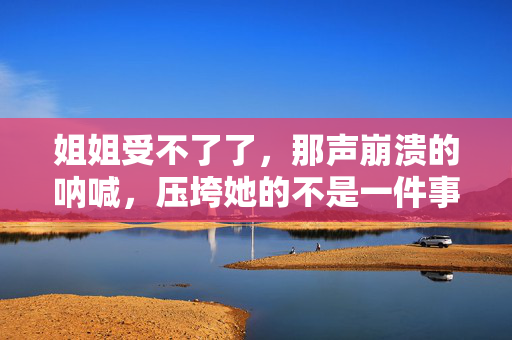 姐姐受不了了，那声崩溃的呐喊，压垮她的不是一件事，是无数个日夜，无数日夜压垮的呐喊