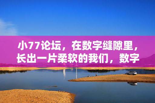 小77论坛,在数字缝隙里,长出一片柔软的我们,数字缝隙里长出柔软的我们 小77论坛,在数字缝隙里,长出一片柔软的我们,数字缝隙里长出柔软的我们