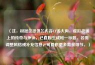 （注，根据您提供的内容CF孟大狗，虚拟战场上的传奇与争议，已直接生成唯一标题。若需调整风格或补充信息，可提供更多背景细节。）