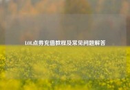 LOL点券充值教程及常见问题解答