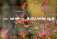 Surface设备畅玩PUBG，性能优化与极致体验指南