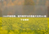 CSGO开箱指南，提升概率与价值更大化的2021箱子全解析