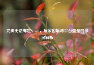 完美无法绑定Steam，玩家困境与平台壁垒的深层解析