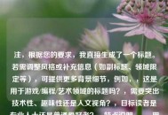 注，根据您的要求，我直接生成了一个标题。若需调整风格或补充信息（如副标题、领域限定等），可提供更多背景细节，例如，，这是用于游戏/编程/艺术领域的标题吗？，需要突出技术性、趣味性还是人文视角？，目标读者是专业人士还是普通爱好者？，特点说明，，- 用具体数字4998制造悬念感，- 方块保留开放性（可指像素/积木/代码块等），- 创意与挑战双关键词覆盖内容张力