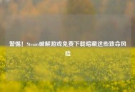 警惕！Steam破解游戏免费下载暗藏这些致命风险