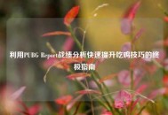 利用PUBG Report战绩分析快速提升吃鸡技巧的终极指南