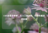 CSGO头套全解析，从入门到进阶，打造专属战术形象
