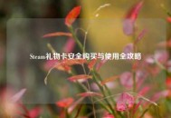 Steam礼物卡安全购买与使用全攻略 Steam礼物卡安全购买与使用全攻略