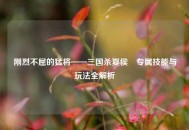 刚烈不屈的猛将——三国杀夏侯惇专属技能与玩法全解析