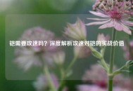 铠需要攻速吗？深度解析攻速对铠的实战价值