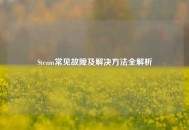 Steam常见故障及解决方法全解析