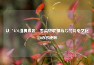 从‘LOL渣机设置’看英雄联盟背后的     文化与语言趣味