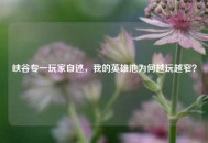 峡谷专一玩家自述，我的英雄池为何越玩越窄？
