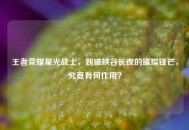 王者荣耀星光战士，划破峡谷长夜的璀璨锋芒，究竟有何作用？