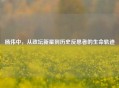杨伟中，从政坛新星到历史反思者的生命轨迹