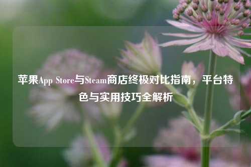 苹果App Store与Steam商店终极对比指南，平台特色与实用技巧全解析
