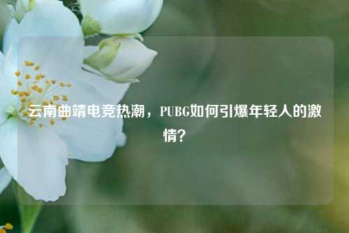 云南曲靖电竞热潮，PUBG如何引爆年轻人的激情？