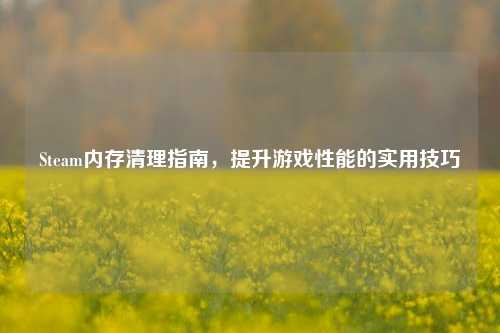 Steam内存清理指南，提升游戏性能的实用技巧