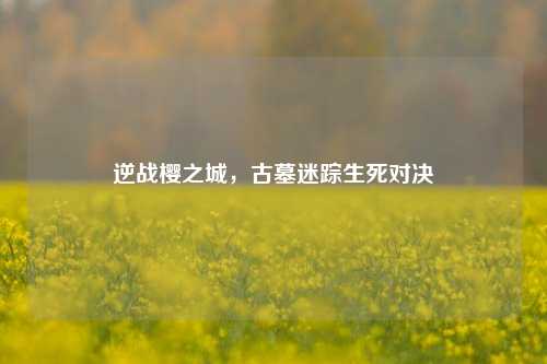 逆战樱之城，古墓迷踪生死对决