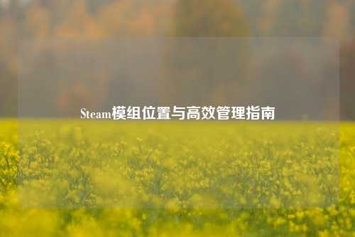 Steam模组位置与高效管理指南
