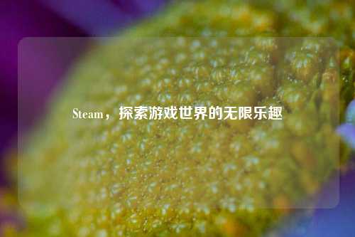 Steam,探索游戏世界的无限乐趣