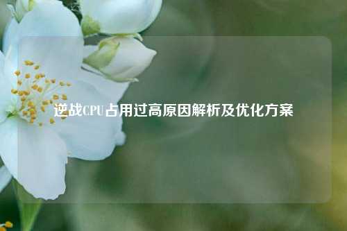 逆战CPU占用过高原因解析及优化方案