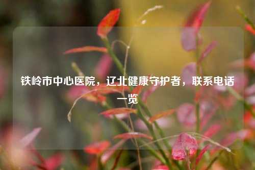 铁岭市中心医院,辽北健康守护者,联系 一览