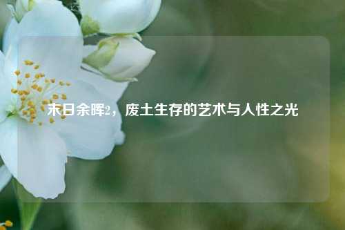 末日余晖2,废土生存的艺术与人性之光