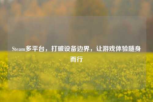 Steam多平台,打破设备边界,让游戏体验随身而行