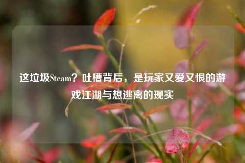 这垃圾Steam?吐槽背后,是玩家又爱又恨的游戏江湖与想逃离的现实