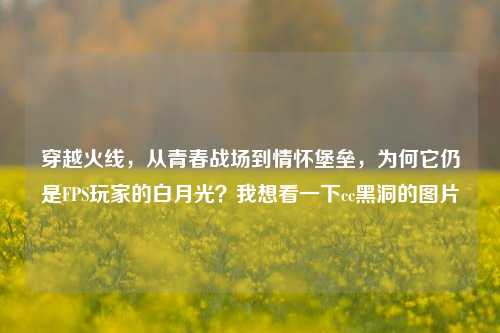 穿越火线,从青春战场到情怀堡垒,为何它仍是FPS玩家的白月光?我想看一下cc黑洞的图片