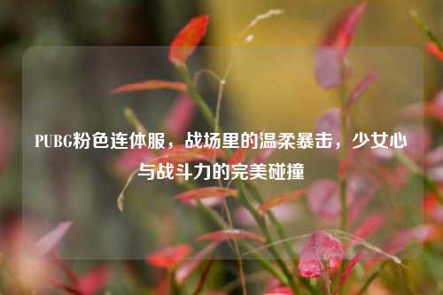 PUBG粉色连体服,战场里的温柔暴击,少女心与战斗力的完美碰撞