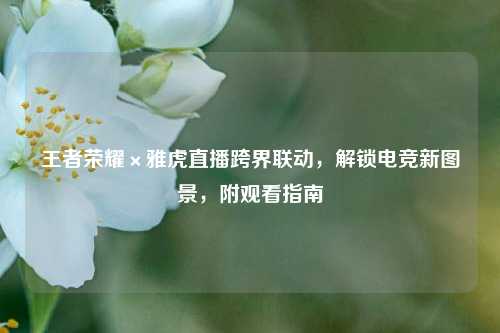 王者荣耀×雅虎直播跨界联动,解锁电竞新图景,附观看指南