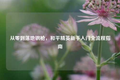 从零到落地钢枪,和平精英新手入门全流程指南
