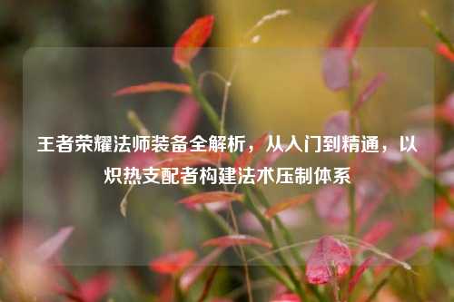 王者荣耀法师装备全解析,从入门到精通,以炽热支配者构建法术压制体系